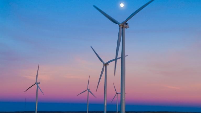 可再生能源 - 风力亚博涡轮机